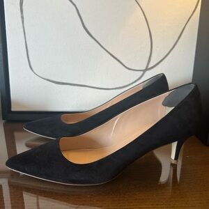 J. Crew suede heel